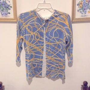 Kate Hill cardigan with pearl buttons